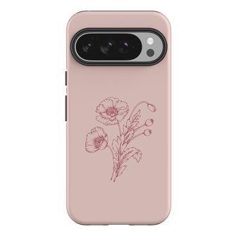 Blush Poppies Printed Phone Cases Google Pixel 10 Pro XL / Armoured by Typoflora - The Dairy