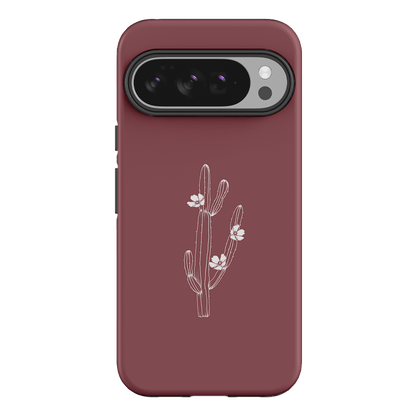 Cactus Flower Printed Phone Cases Google Pixel 10 Pro XL / Armoured by Typoflora - The Dairy