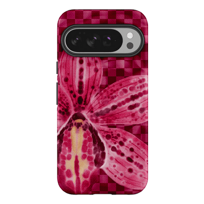 Check Orchid Printed Phone Cases Google Pixel 10 Pro XL / Armoured by Sally Hungerford - The Dairy