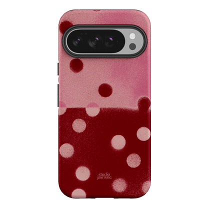 Cherry Polka Dot Printed Phone Cases Google Pixel 10 Pro XL / Armoured by Jasmine Dowling - The Dairy