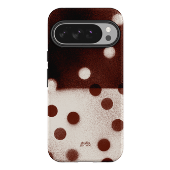 Espresso Polka Dot Printed Phone Cases Google Pixel 10 Pro XL / Armoured by Jasmine Dowling - The Dairy