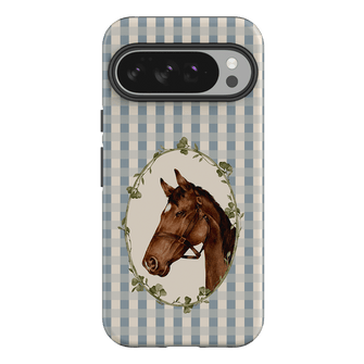 Gingham Horse Printed Phone Cases Google Pixel 10 Pro XL / Armoured by Kasiags Art - The Dairy