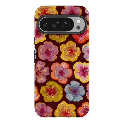 Hibiscus Holiday Rouge Printed Phone Cases Google Pixel 10 Pro XL / Armoured by BG. Studio - The Dairy