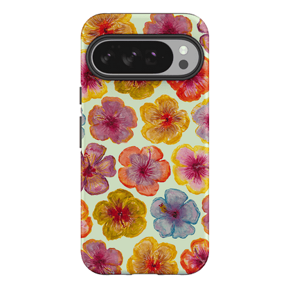 Hibiscus Holiday Sorbet Printed Phone Cases Google Pixel 10 Pro XL / Armoured by BG. Studio - The Dairy