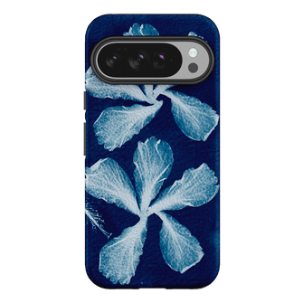 Hibiscus Cyanotype Printed Phone Cases Google Pixel 10 Pro XL / Armoured by Sally Hungerford - The Dairy