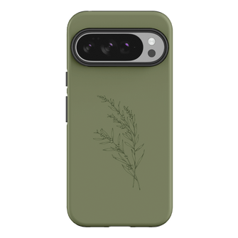 Khaki Wattle Printed Phone Cases Google Pixel 10 Pro XL / Armoured by Typoflora - The Dairy