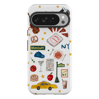 NYC White Printed Phone Cases Google Pixel 10 Pro XL / Armoured by BG. Studio - The Dairy