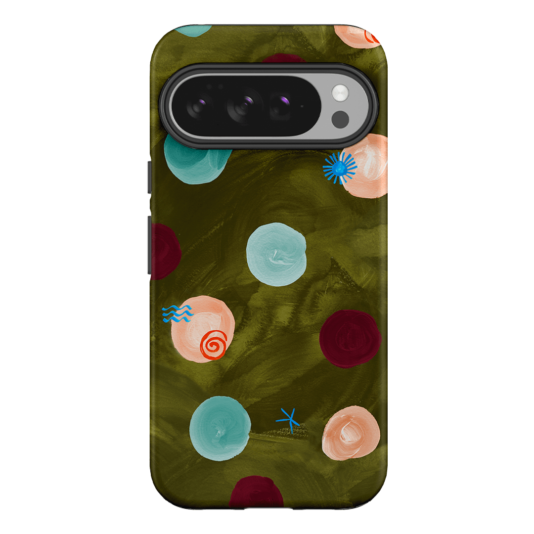 Olive Spot Printed Phone Cases Google Pixel 10 Pro XL / Armoured by Charlie Taylor - The Dairy
