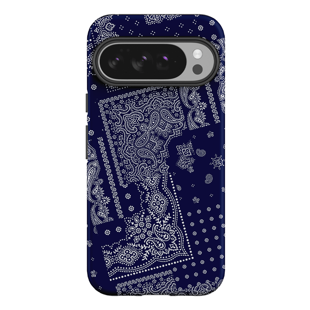 Paisley Indigo Printed Phone Cases Google Pixel 10 Pro XL / Armoured by The Dairy - The Dairy