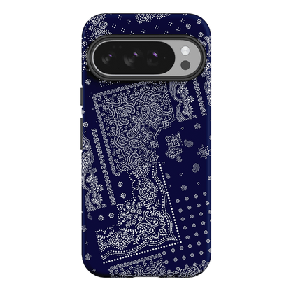 Paisley Indigo Printed Phone Cases Google Pixel 10 Pro XL / Armoured by The Dairy - The Dairy