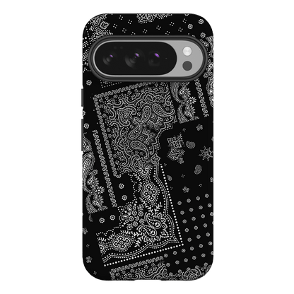 Paisley Noir Printed Phone Cases Google Pixel 10 Pro XL / Armoured by The Dairy - The Dairy