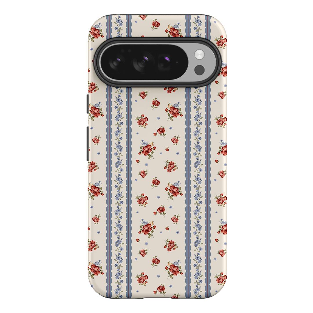 Rose Stripe Printed Phone Cases Google Pixel 10 Pro XL / Armoured by Kasiags Art - The Dairy