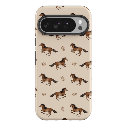 Running Horse Printed Phone Cases Google Pixel 10 Pro XL / Armoured by Kasiags Art - The Dairy