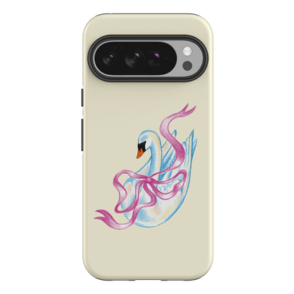 Satin Swan Printed Phone Cases Google Pixel 10 Pro XL / Armoured by Femke Studio - The Dairy