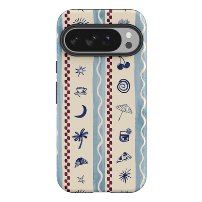 Summer Snacks Blue Printed Phone Cases Google Pixel 10 Pro XL / Armoured by Charlie Taylor - The Dairy
