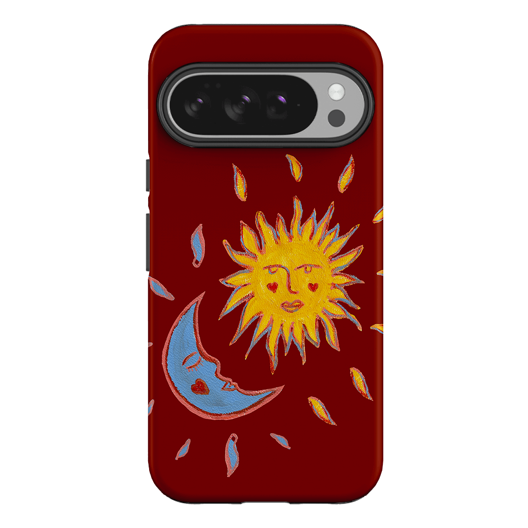 Sun & Moon Red Printed Phone Cases Google Pixel 10 Pro XL / Armoured by BG. Studio - The Dairy
