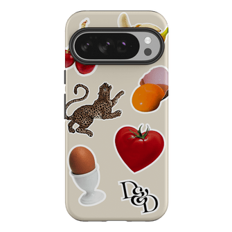 Sunday Stickers Cream Printed Phone Cases Google Pixel 10 Pro XL / Armoured by Desmond & Dempsey - The Dairy