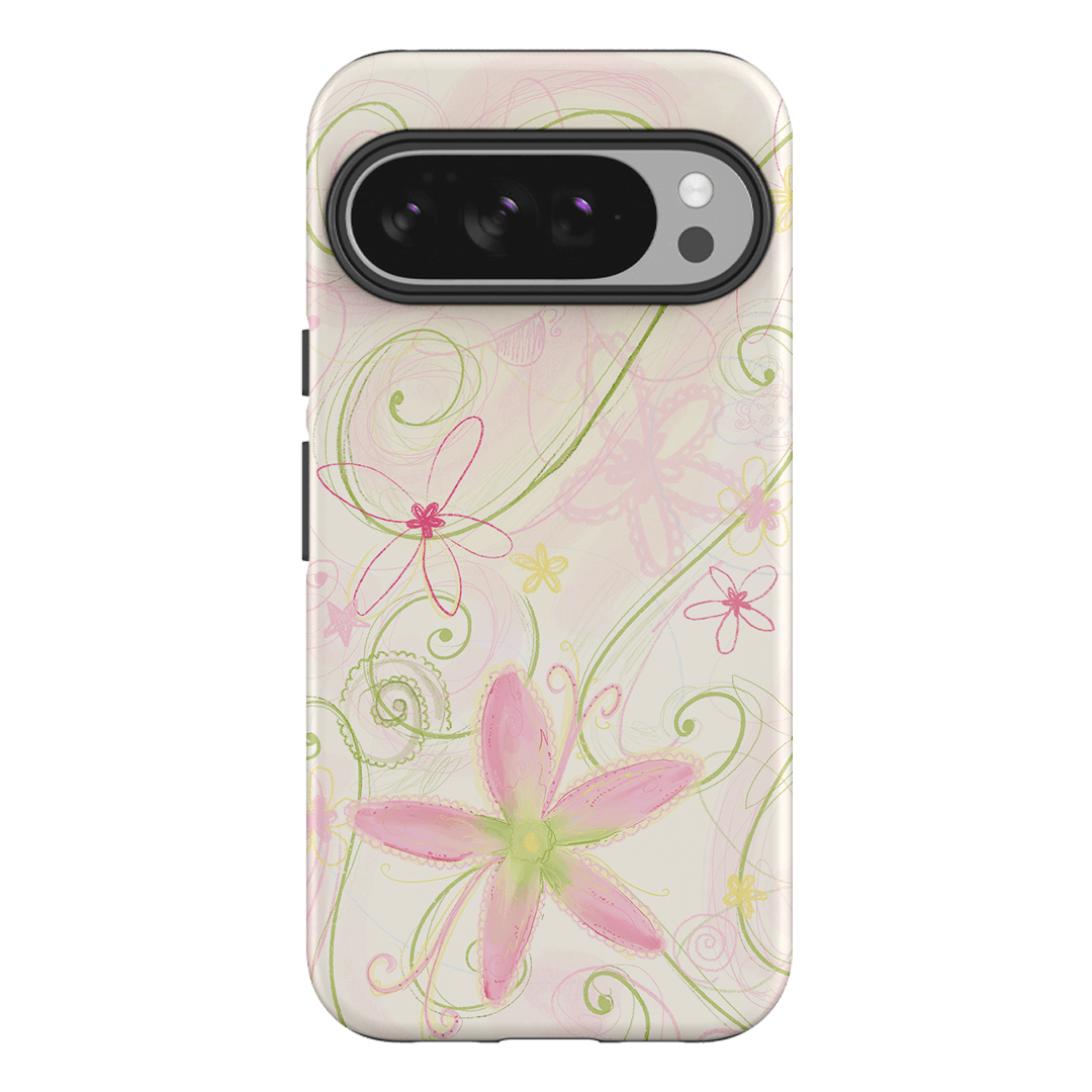 Swirl Pink Printed Phone Cases Google Pixel 10 Pro XL / Armoured by Kayla Carr - The Dairy
