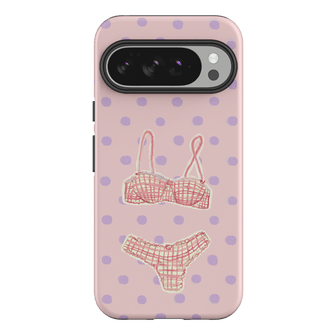 Vintage Gingham Printed Phone Cases Google Pixel 10 Pro XL / Armoured by Kayla Carr - The Dairy