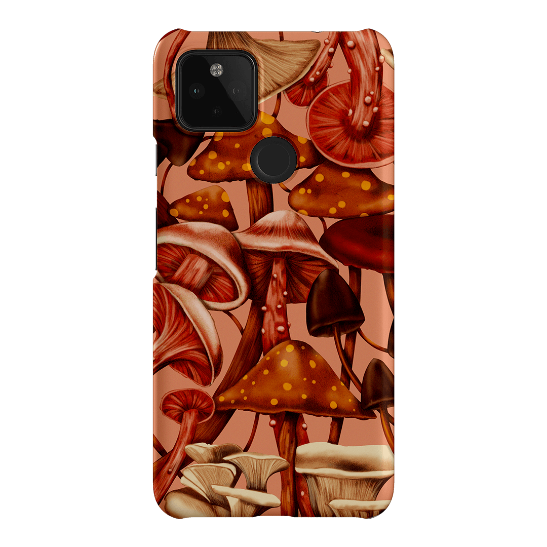 Shrooms Printed Phone Cases Google Pixel 4A 5G / Snap by Kelly Thompson - The Dairy
