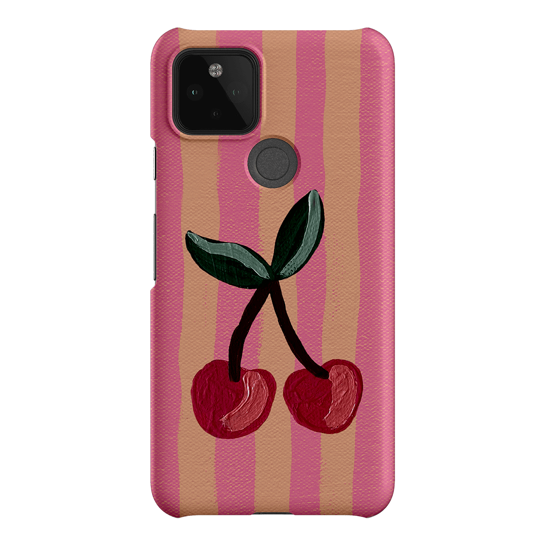 Cherry On Top Printed Phone Cases Google Pixel 5 / Snap by Amy Gibbs - The Dairy