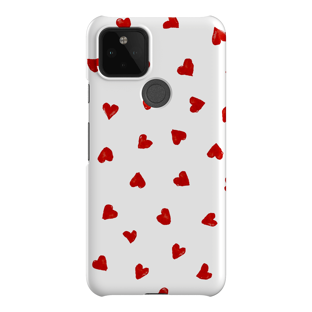 Love Hearts Printed Phone Cases Google Pixel 5 / Snap by Oak Meadow - The Dairy