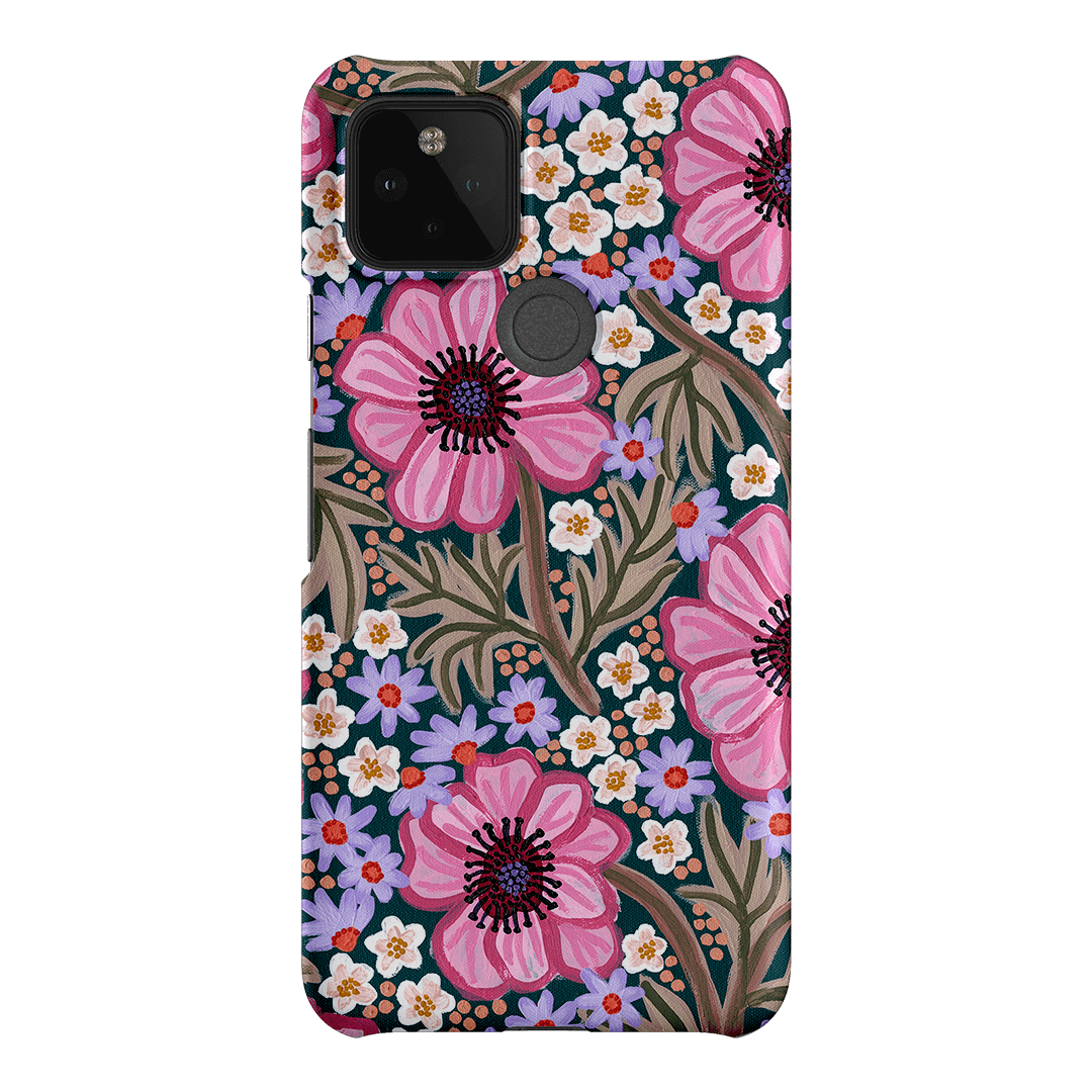 Pretty Poppies Printed Phone Cases Google Pixel 5 / Snap by Amy Gibbs - The Dairy
