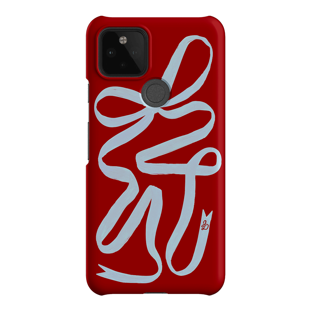 Cottage Ribbon Printed Phone Cases Google Pixel 5 / Snap by Jasmine Dowling - The Dairy