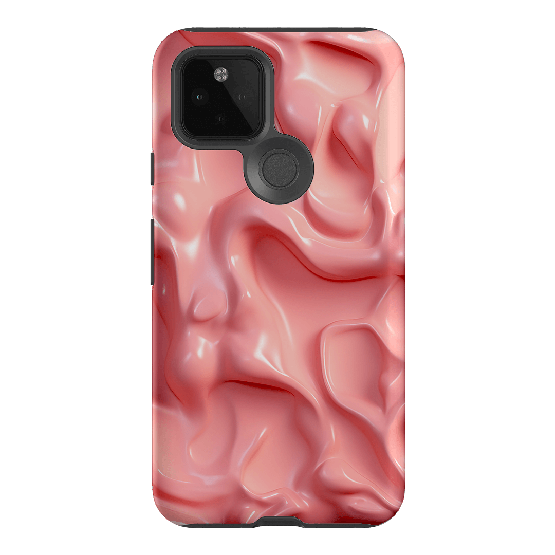 Peach Printed Phone Cases Google Pixel 5 / Armoured by Henryk - The Dairy