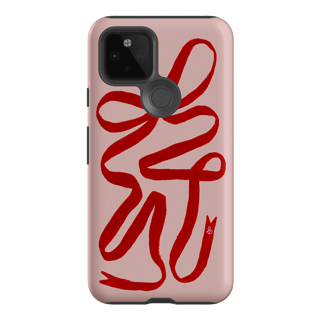 Valentine Ribbon Printed Phone Cases Google Pixel 5 / Armoured by Jasmine Dowling - The Dairy