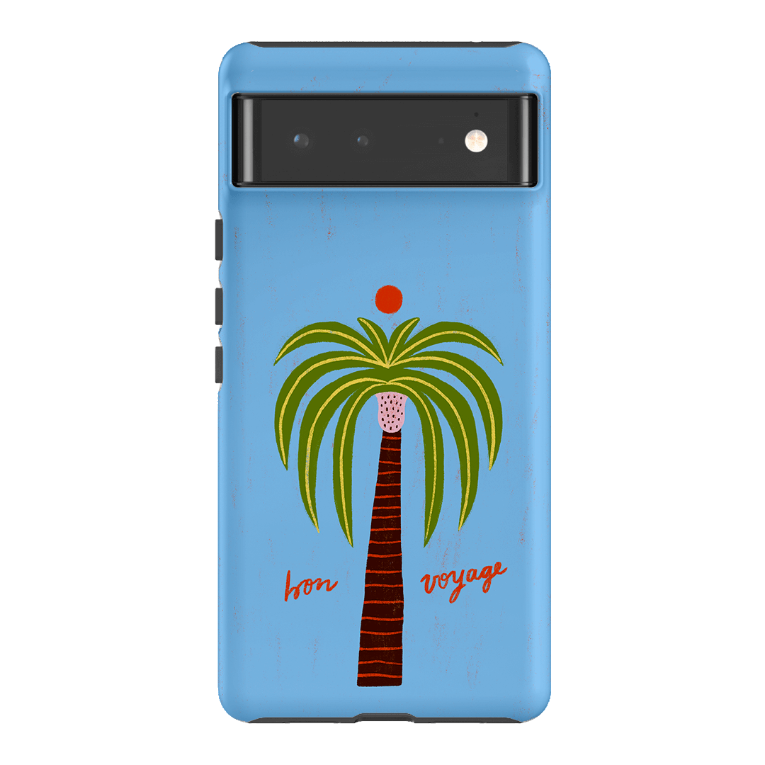 Bon Voyage Blue Printed Phone Cases Google Pixel 6 / Armoured by Marie Faurrite - The Dairy