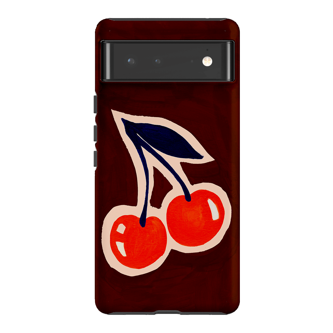 Cherries Printed Phone Cases Google Pixel 6 / Armoured by Studio Bon - The Dairy