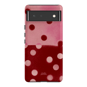 Cherry Polka Dot Printed Phone Cases Google Pixel 6 / Armoured by Jasmine Dowling - The Dairy