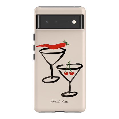 Chilli Cherry Printed Phone Cases by Phthalo Ruth - The Dairy