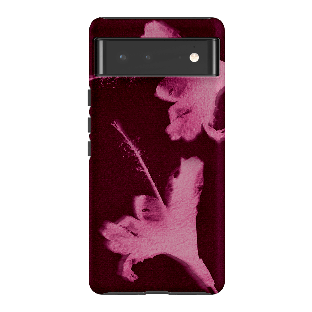 Hibiscus Glow Printed Phone Cases Google Pixel 6 / Armoured by Sally Hungerford - The Dairy