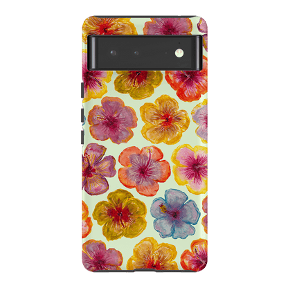 Hibiscus Holiday Sorbet Printed Phone Cases Google Pixel 6 / Armoured by BG. Studio - The Dairy