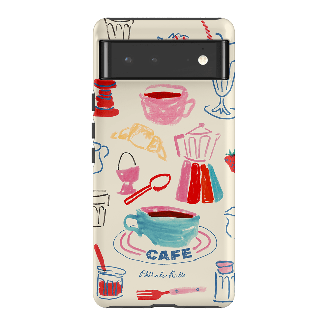 Home Cafe Printed Phone Cases Google Pixel 6 / Armoured by Phthalo Ruth - The Dairy