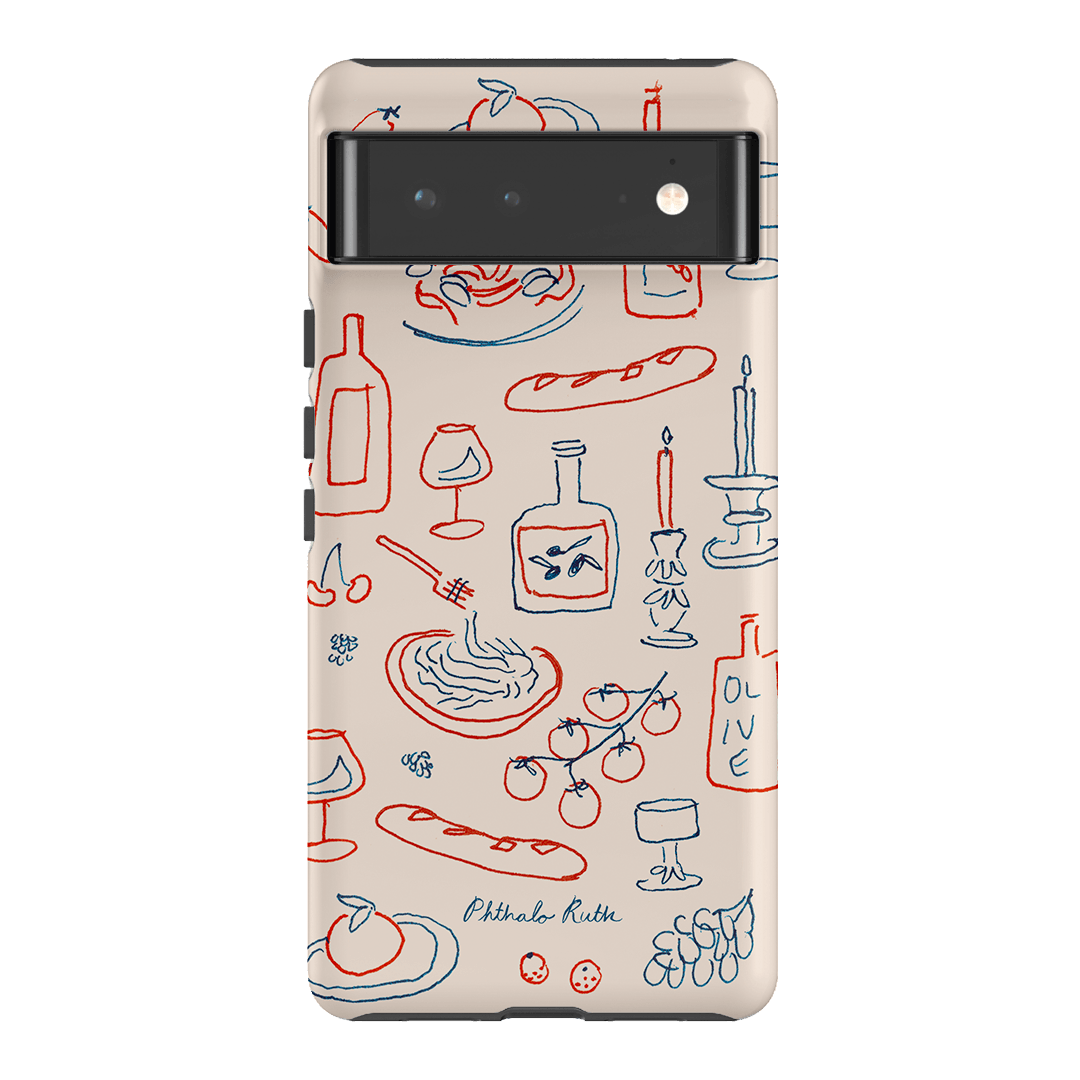 Italian Fare Printed Phone Cases Google Pixel 6 / Armoured by Phthalo Ruth - The Dairy