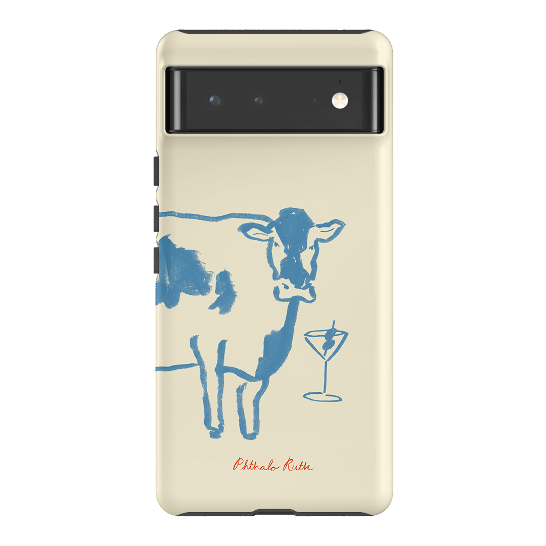 Mootini Blue Printed Phone Cases by Phthalo Ruth - The Dairy