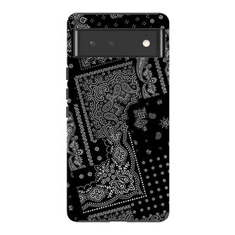 Paisley Noir Printed Phone Cases Google Pixel 6 / Armoured by The Dairy - The Dairy