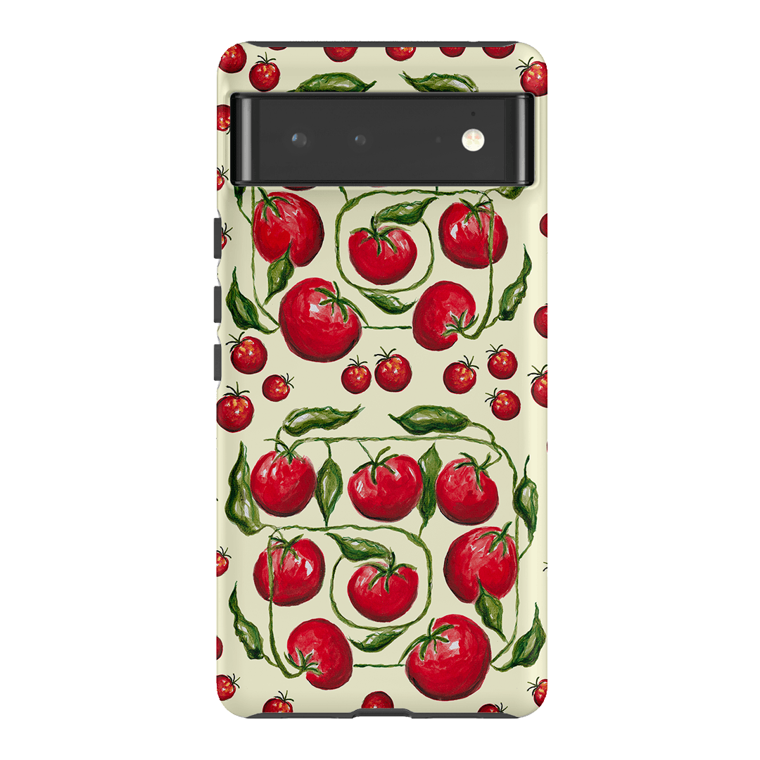 Red Tomatoes Printed Phone Cases Google Pixel 6 / Armoured by BG. Studio - The Dairy