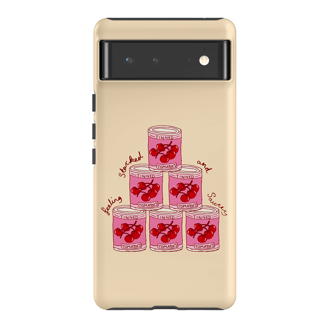 Saucy Supper Printed Phone Cases Google Pixel 6 / Armoured by The Dairy - The Dairy