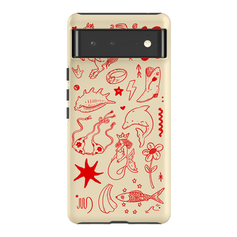Spiced Cowboy Cream Printed Phone Cases Google Pixel 6 / Armoured by Easty Beasty - The Dairy