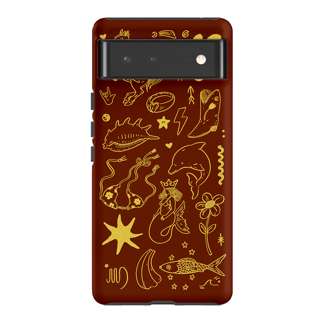 Spiced Cowboy Chocolate Printed Phone Cases Google Pixel 6 / Armoured by Easty Beasty - The Dairy