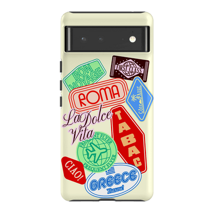 Well Travelled Printed Phone Cases Google Pixel 6 / Armoured by The Dairy - The Dairy