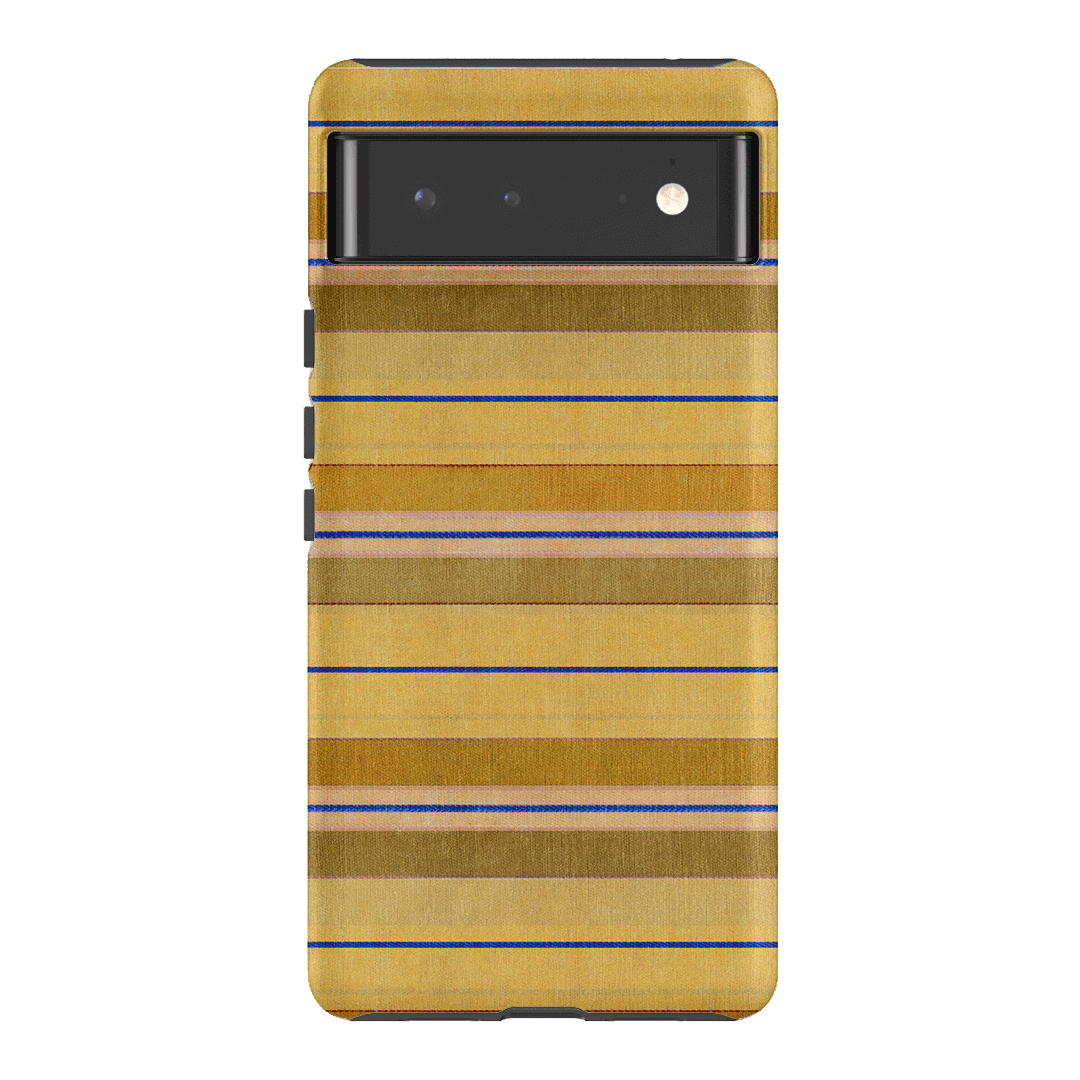 Golden Stripe Printed Phone Cases Google Pixel 6 / Armoured by Fenton & Fenton - The Dairy