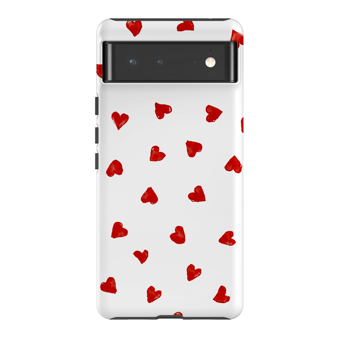 Love Hearts Printed Phone Cases Google Pixel 6 / Armoured by Oak Meadow - The Dairy