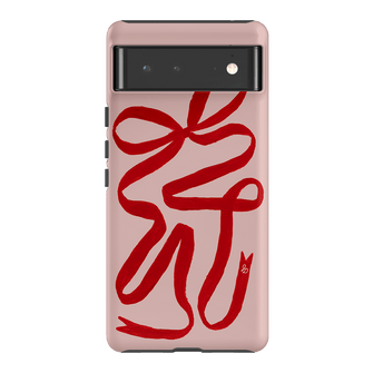 Valentine Ribbon Printed Phone Cases Google Pixel 6 / Armoured by Jasmine Dowling - The Dairy