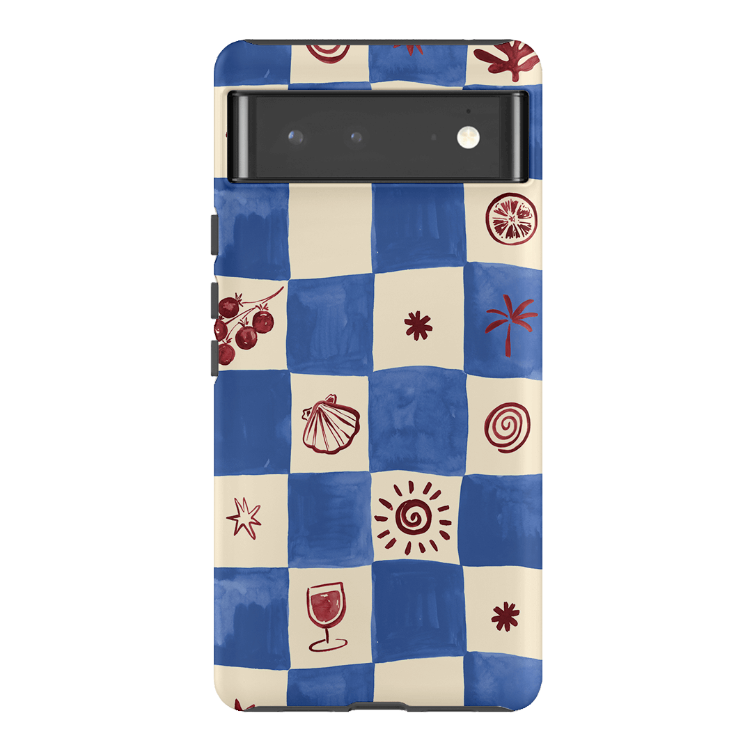 Afternoon Mezze Cornflower Printed Phone Cases Google Pixel 6 Pro / Armoured by Charlie Taylor - The Dairy