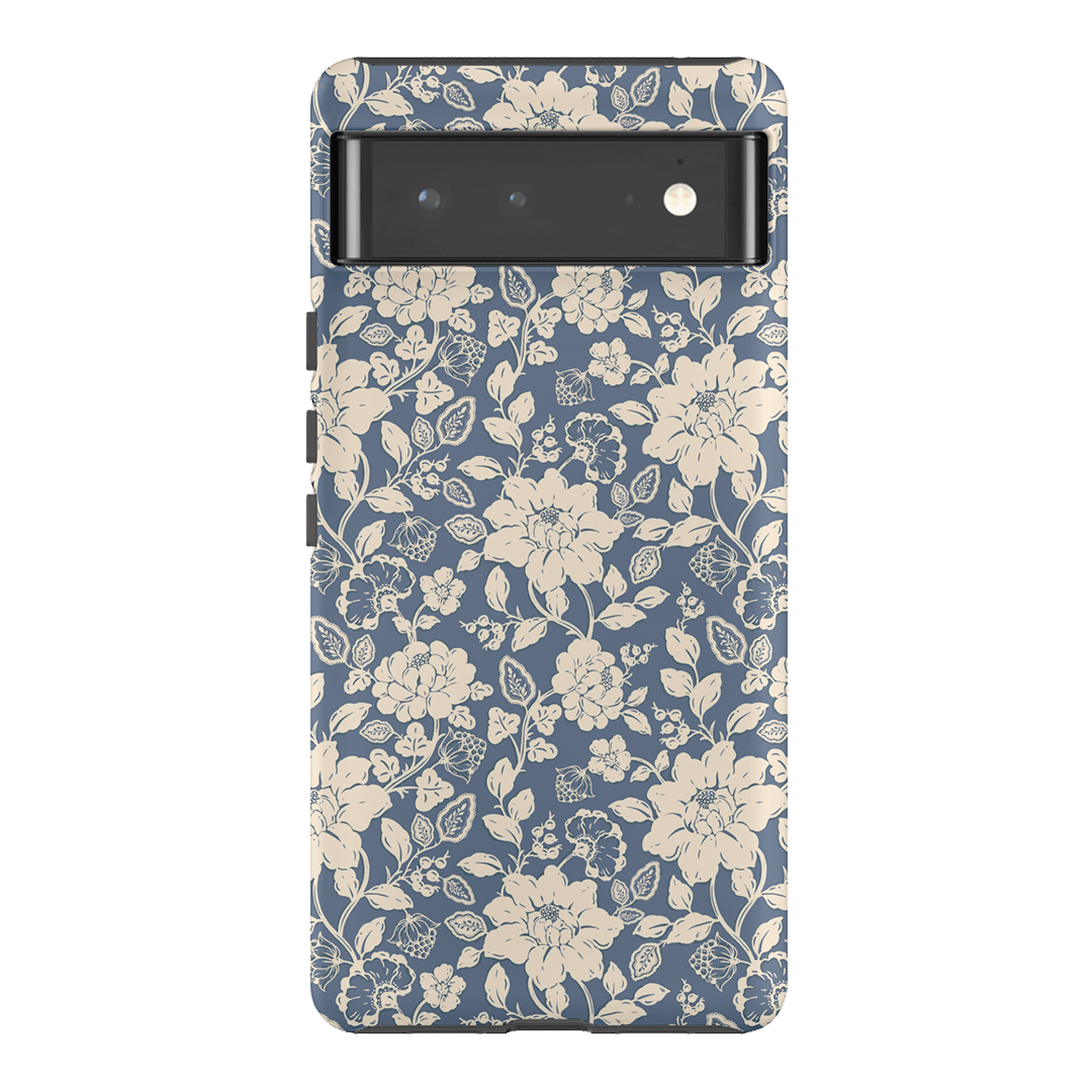 Blue Garden Printed Phone Cases Google Pixel 6 Pro / Armoured by Kasiags Art - The Dairy